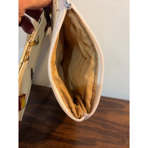 Harry Potter-Inspired Beige Wristlet Pouch Strap & Zipper Closure by Belka Ind - Picture 5 of 7